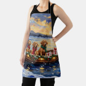 Chesapeake Bay Retriever Kerstboot Vakantie Schort (Insitu)