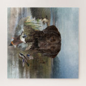 Chesapeake Bay Retriever, Kunst Legpuzzel (Horizontaal)