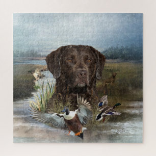 Chesapeake Bay Retriever, Kunst Legpuzzel
