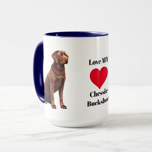 Chesapeake Bay Retriever Love MIJN Chessie Mok (Voorkant links)