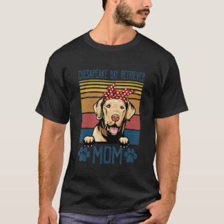Chesapeake Bay Retriever Mama Hondenbot Moeders Da T-shirt