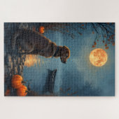 Chesapeake Bay Retriever Merenoever Halloween Kuns Legpuzzel (Horizontaal)
