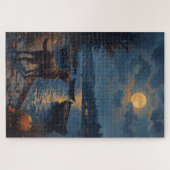 Chesapeake Bay Retriever Merenoever Halloween Kuns Legpuzzel (Horizontaal)