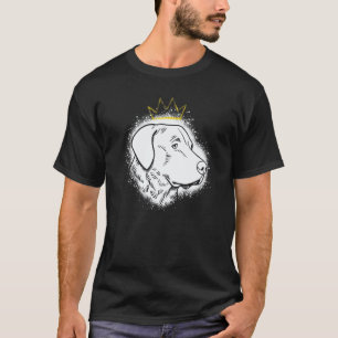 Chesapeake Bay Retriever met kroon T-shirt