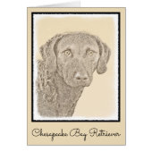 Chesapeake Bay Retriever originele hondkunst schil (Voorkant)