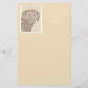 Chesapeake Bay Retriever originele hondkunst schil Briefpapier