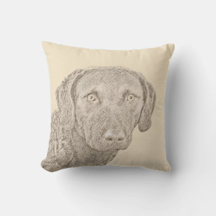 Chesapeake Bay Retriever originele hondkunst schil Buitenkussen