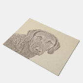 Chesapeake Bay Retriever originele hondkunst schil Deurmat (Schuin)