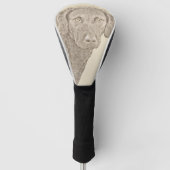 Chesapeake Bay Retriever originele hondkunst schil Golfheadcover (Voorkant)