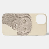 Chesapeake Bay Retriever originele hondkunst schil iPhone Hoesje (Achterkant horizontaal)