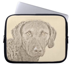 Chesapeake Bay Retriever originele hondkunst schil Laptop Sleeve