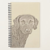 Chesapeake Bay Retriever originele hondkunst schil Planner (Voorkant)