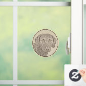 Chesapeake Bay Retriever originele hondkunst schil Raamsticker (Huis)