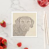 Chesapeake Bay Retriever originele hondkunst schil Servet (Insitu)