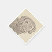 Chesapeake Bay Retriever originele hondkunst schil Servet (Hoek)