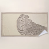 Chesapeake Bay Retriever originele hondkunst schil Strandlaken (Voorkant)