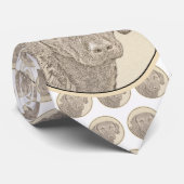 Chesapeake Bay Retriever originele hondkunst schil Stropdas (Opgerold)