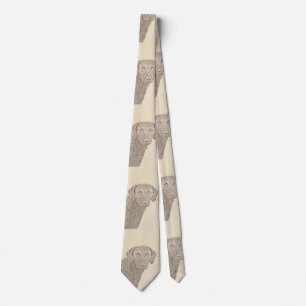 Chesapeake Bay Retriever originele hondkunst schil Stropdas