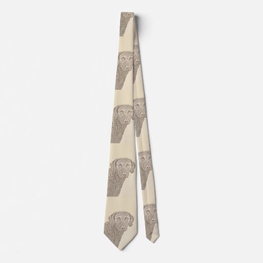 Chesapeake Bay Retriever originele hondkunst schil Stropdas (Voorkant)