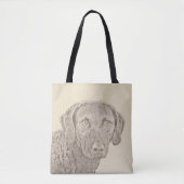 Chesapeake Bay Retriever originele hondkunst schil Tote Bag (Voorkant)