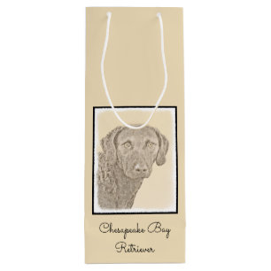 Chesapeake Bay Retriever originele hondkunst schil Wijn Cadeautas