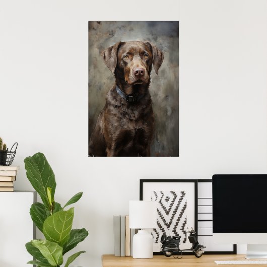 Chesapeake Bay Retriever Poster (Thuiskantoor)