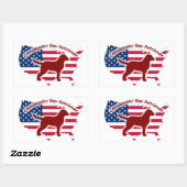 Chesapeake Bay Retriever Rechthoekige Sticker (Vel)