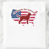 Chesapeake Bay Retriever Rechthoekige Sticker (Tas)