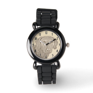 Chesapeake Bay Retriever Schilderij Originele Hond Horloge