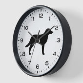 Chesapeake Bay Retriever Silhouette Chessie Clock (Hoek)