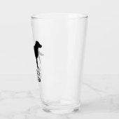 Chesapeake Bay Retriever Silhouette Chessie Dog Glas (Links)