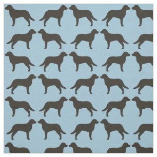 Chesapeake Bay Retriever Silhouettes Chessies Stof