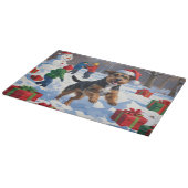 Chesapeake Bay Retriever Sneeuw met Kerstmis Pet Snijplank (Hoek)