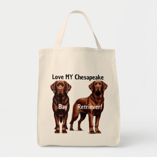 Chesapeake Bay Retriever-Tas Tote Bag (Voorkant)