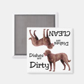 Chesapeake Bay Retriever Vaatwasser Magneet (Voorkant / Achterkant)