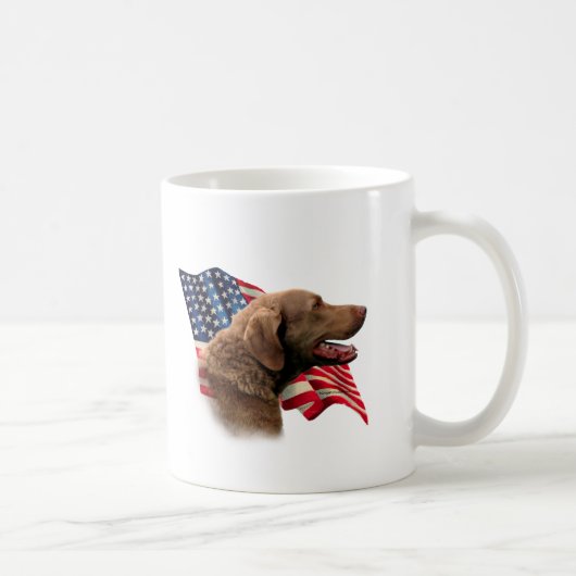 Chesapeake Bay Retriever-vlag Koffiemok (Rechts)