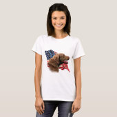 Chesapeake Bay Retriever-vlag T-shirt (Voorkant volledig)