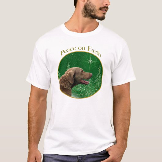 Chesapeake Bay Retriever Vrede T-shirt (Voorkant)