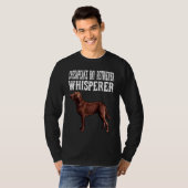 Chesapeake Bay Retriever Whisperer Dog T-shirt (Voorkant volledig)