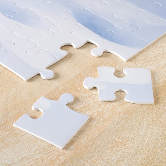 Chesapeake Bay Retriever Winter Lakeside Christmas Legpuzzel (Zijkant)