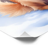 Chesapeake Bay Retriever Winter Lakeside Christmas Perfect Poster (Hoek)