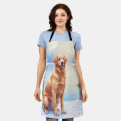 Chesapeake Bay Retriever Winter Lakeside Christmas Schort (Gedragen)