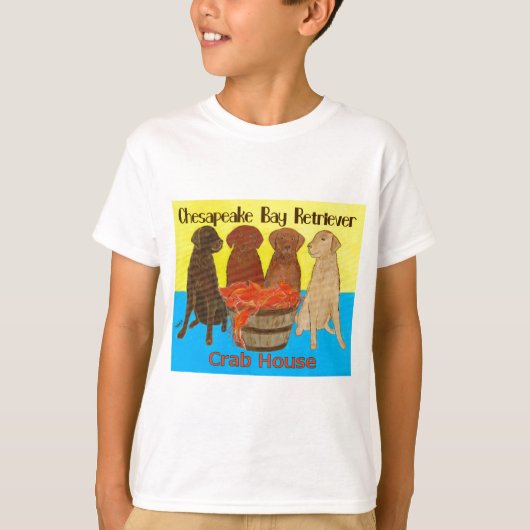 Chesapeake Bay Retriver Crabhouse T-shirt (Voorkant)