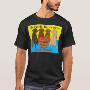 Chesapeake Bay Retriver Crabhouse T-shirt