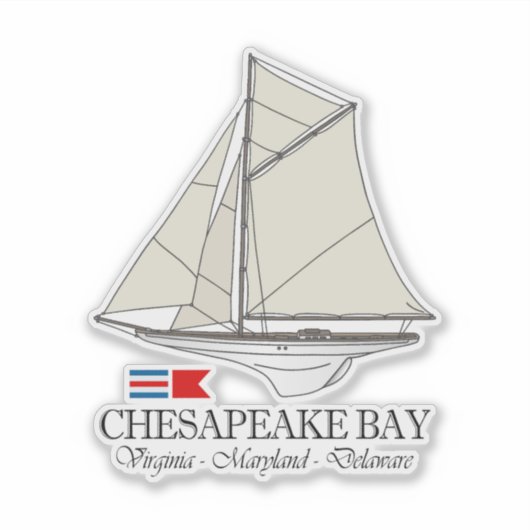Chesapeake Bay (SB) Sticker (Voorkant)