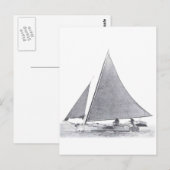 Chesapeake Bay Skipjack Briefkaart (Voorkant / Achterkant)