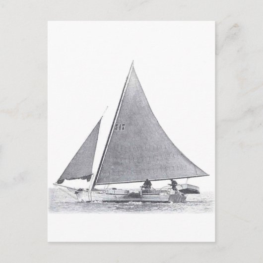 Chesapeake Bay Skipjack Briefkaart (Voorkant)