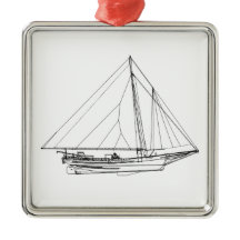 Chesapeake Bay Skipjack Sailboot