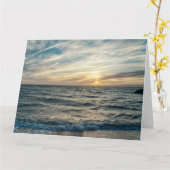 Chesapeake Bay Sunrise Gevouwen Wenskaart Kaart (Gele Bloem)