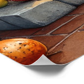 Chesapeake Bay Terrier Fireplace Christmas Lights Poster (Hoek)